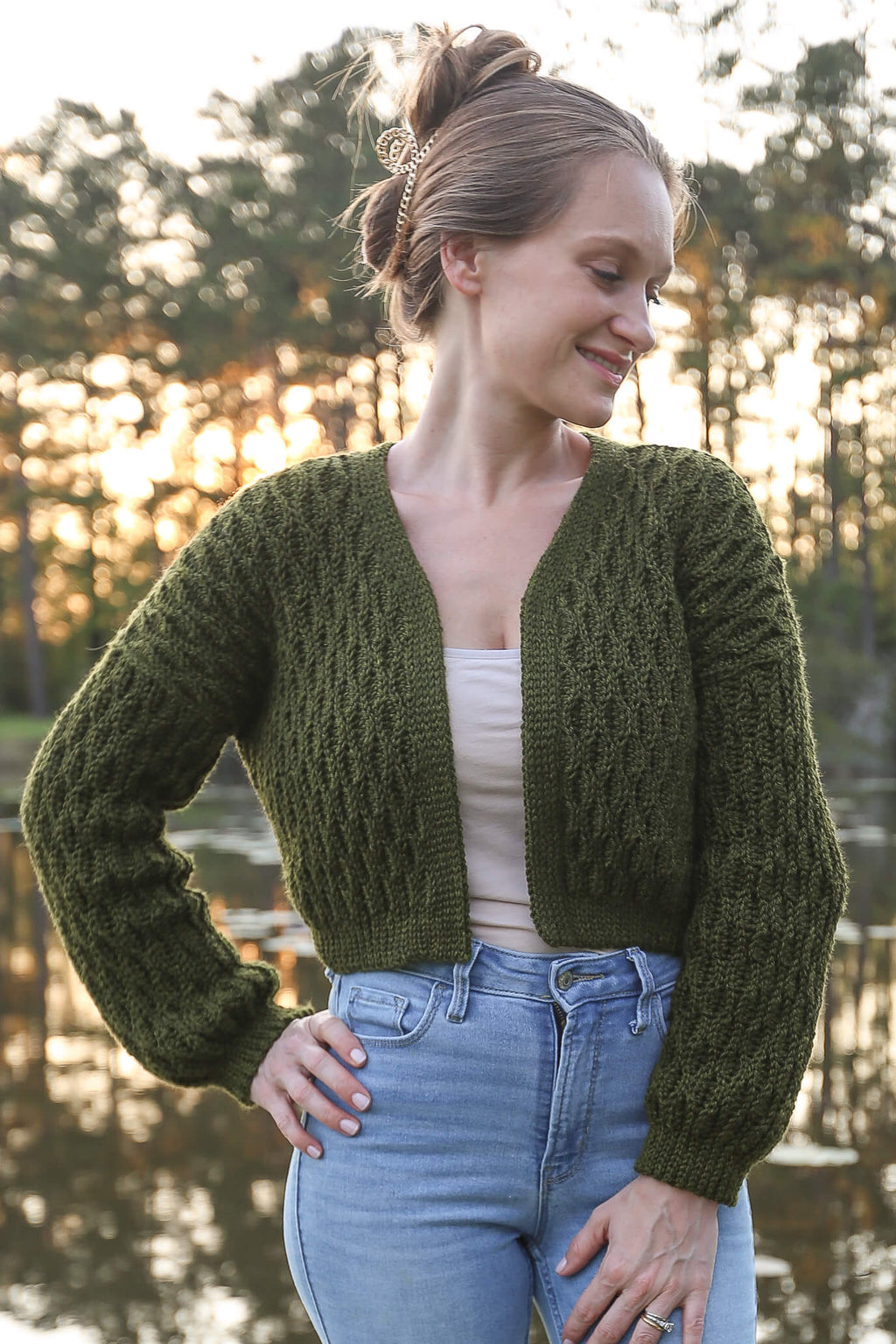Crochet Kit - Fern Cropped Cardi – Lion Brand Yarn