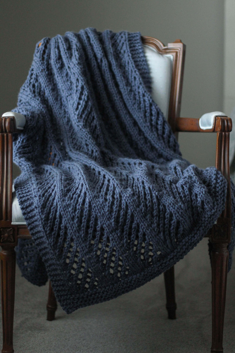 Knit Kit - Lattice Blanket