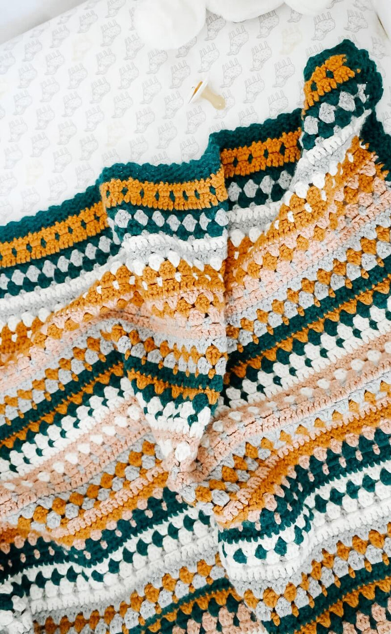 Crochet Kit - Riverbed Blanket