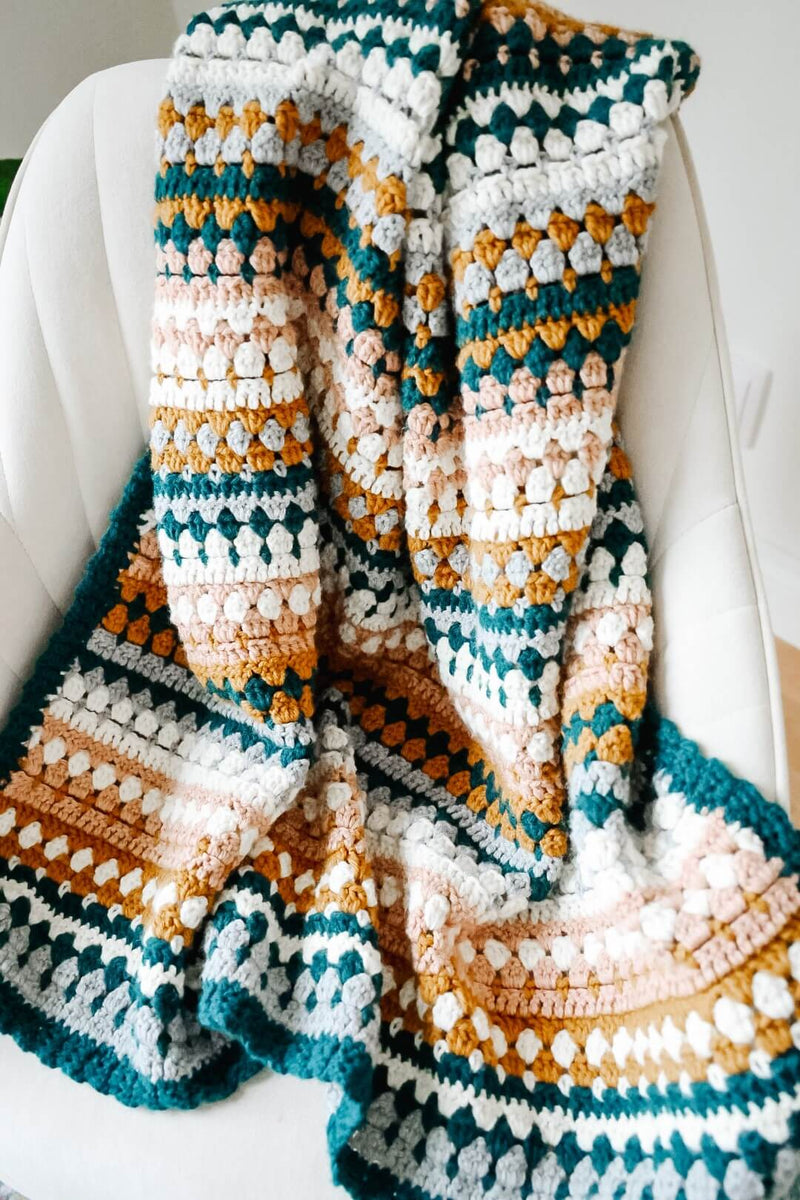 Crochet Kit - Riverbed Blanket