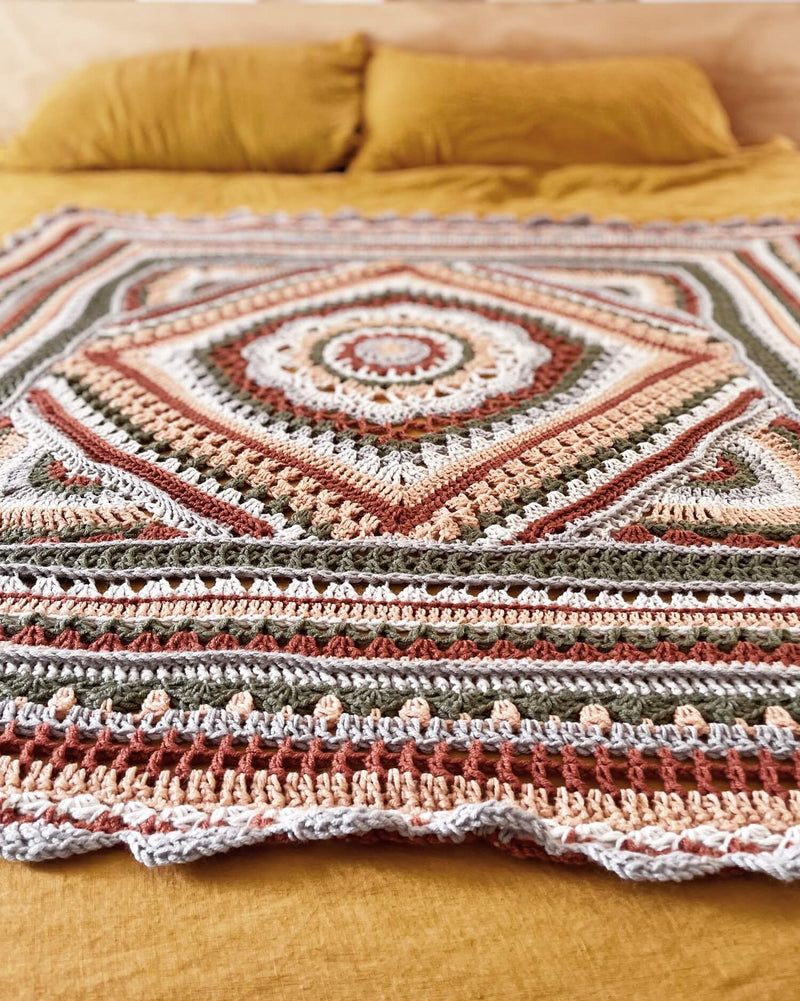 Crochet Kit - Desert Blossom Blanket
