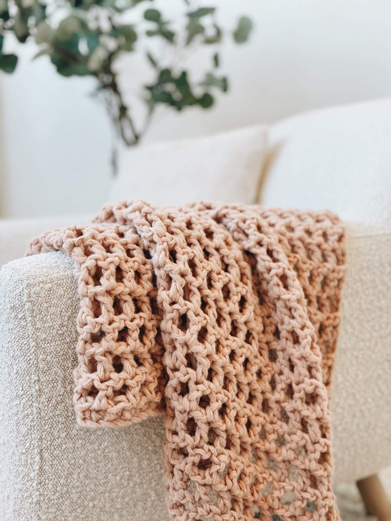 Crochet Kit - Skip A Stitch Throw