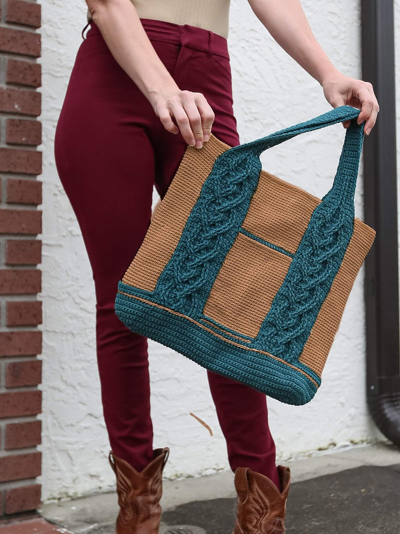 Crochet Kit - Carey Cabled Carryall