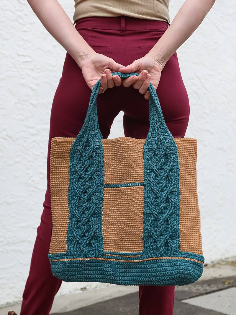 Crochet Kit - Carey Cabled Carryall
