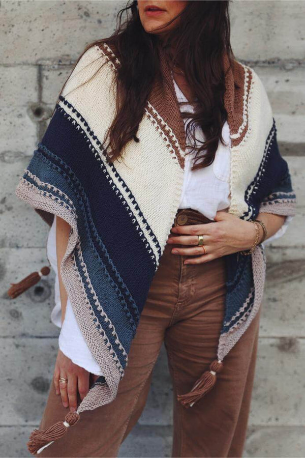 Knit Kit - Landscape Wrap – Lion Brand Yarn