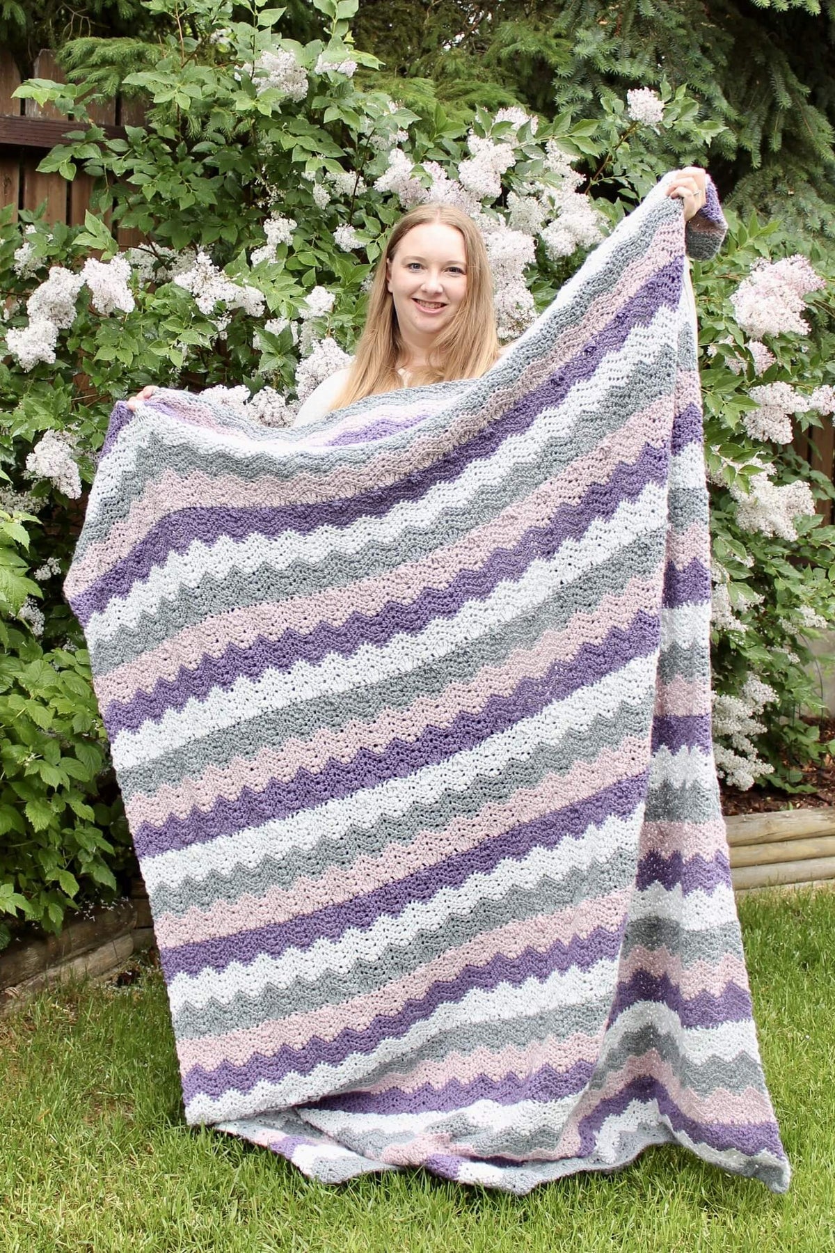 Crochet Kit - Lilac Blossom Blanket – Lion Brand Yarn