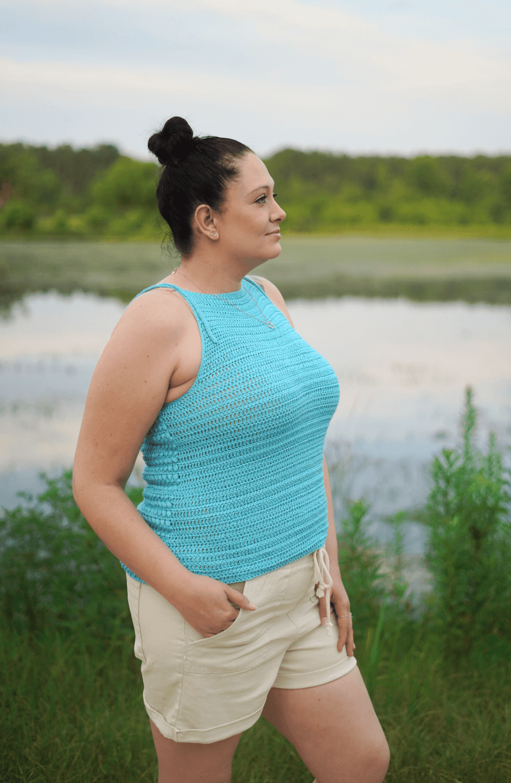 Crochet Kit - Braided Nautical Halter Top – Lion Brand Yarn