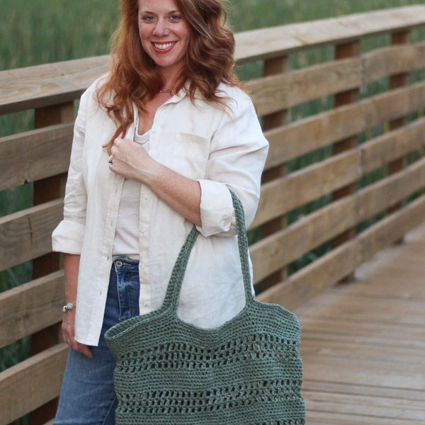 Crochet Kit - Beachgrass Tote Bag – Lion Brand Yarn