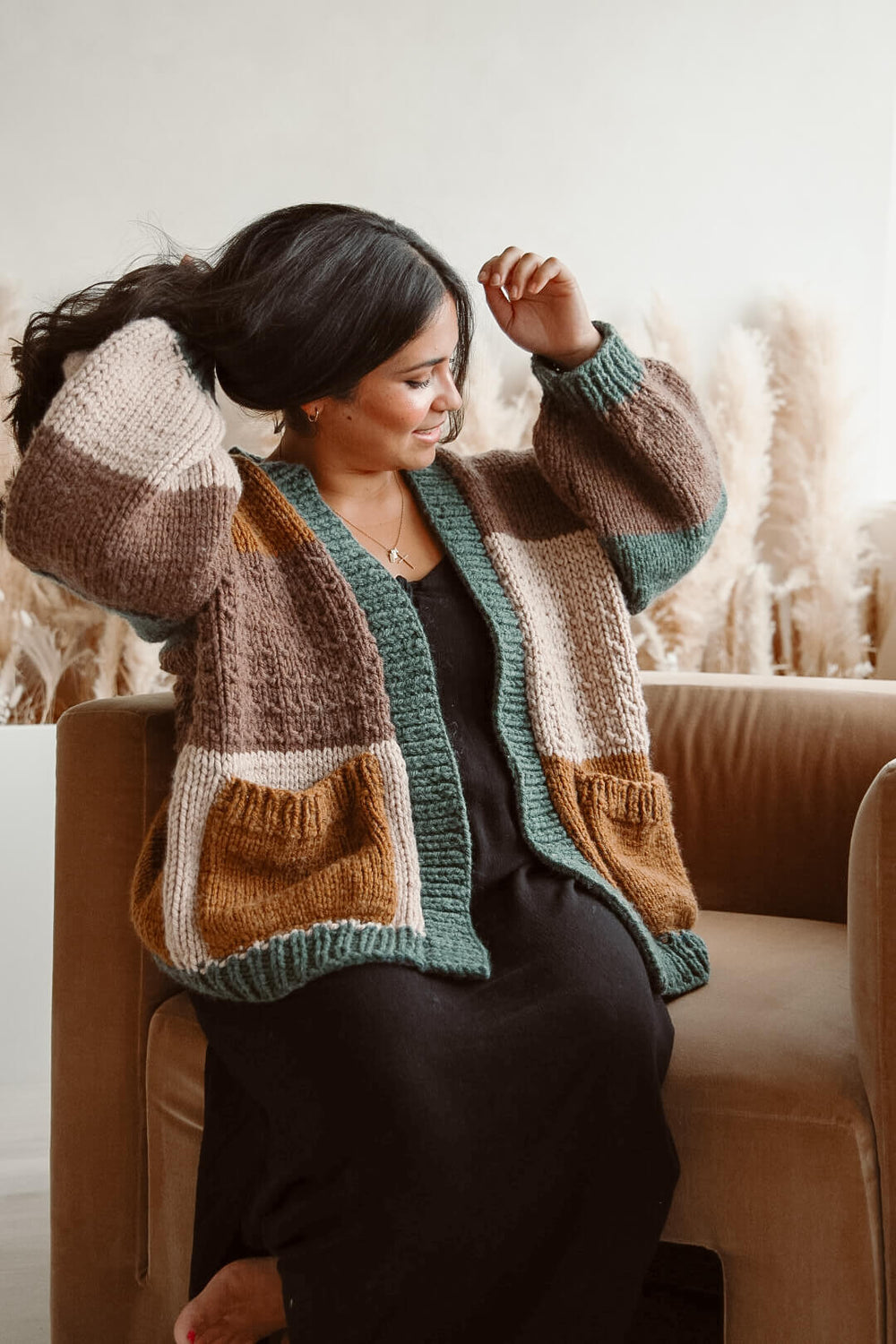 Knit Kit - Fireside Cardigan – Lion Brand Yarn