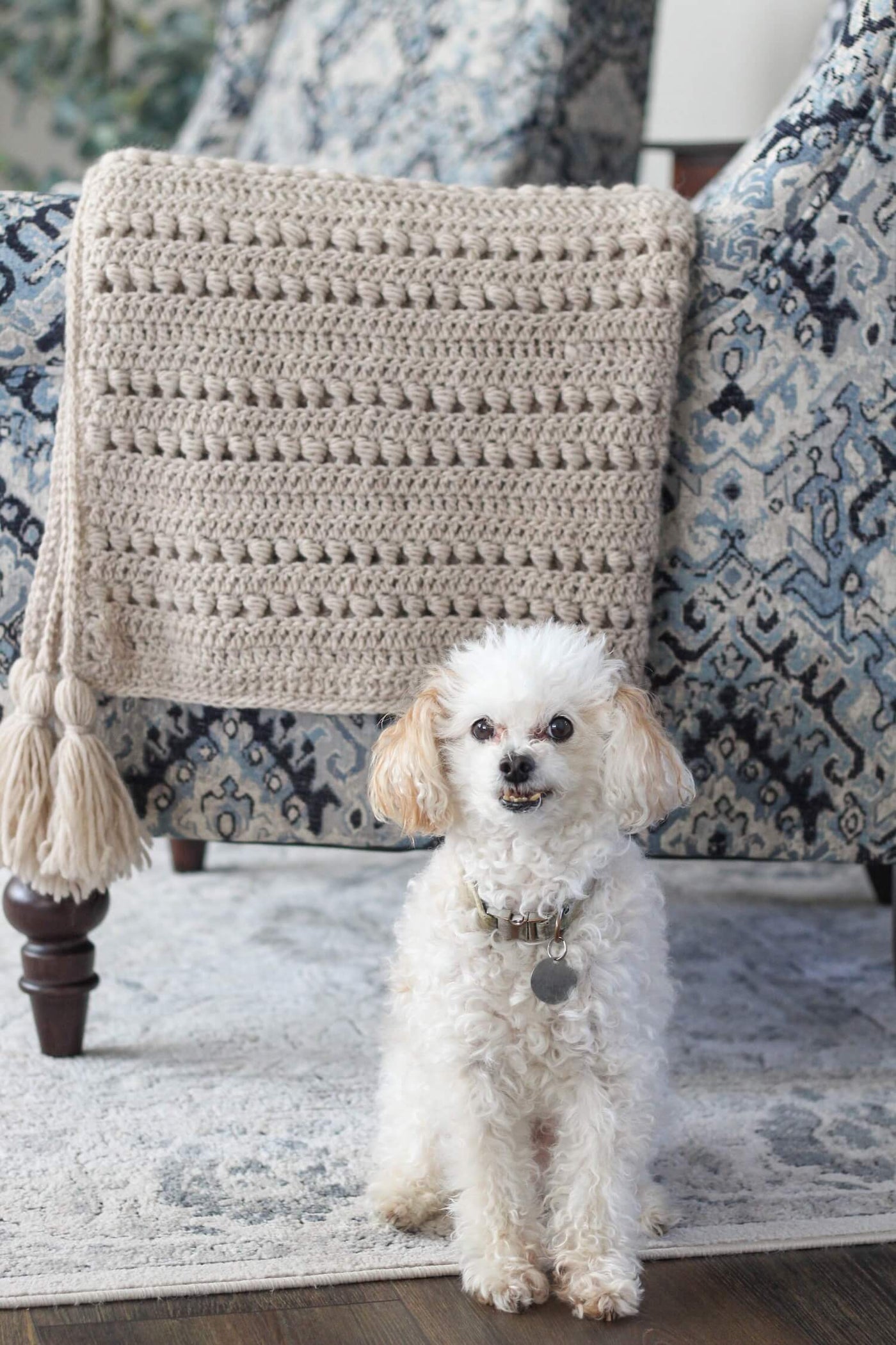 Crochet Kit - Beadboard Blanket – Lion Brand Yarn