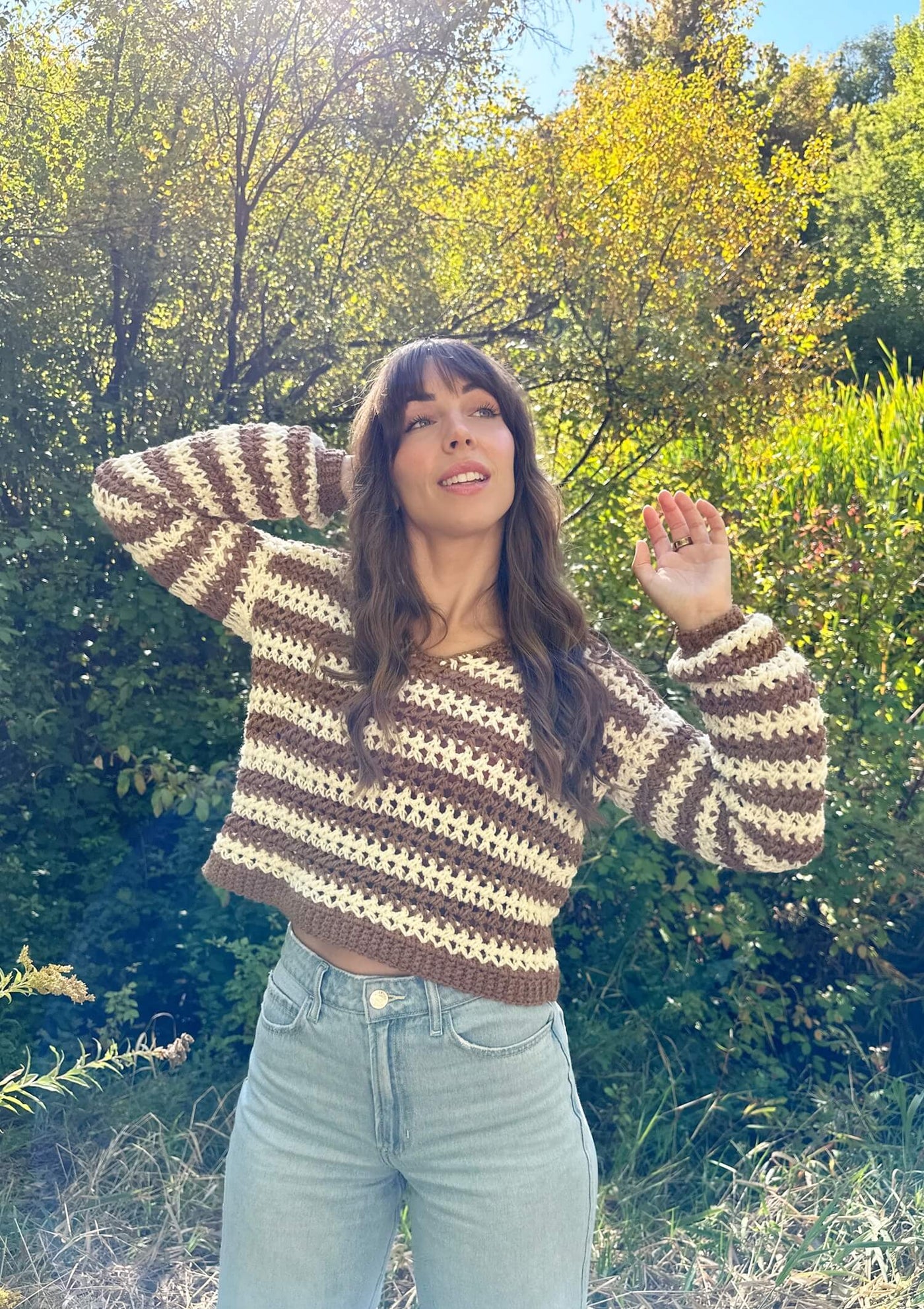 Crochet Kit - Fall Fable Pullover – Lion Brand Yarn