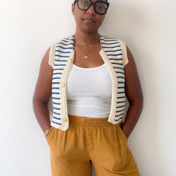Crochet Kit - Sail Away Summer Vest – Lion Brand Yarn