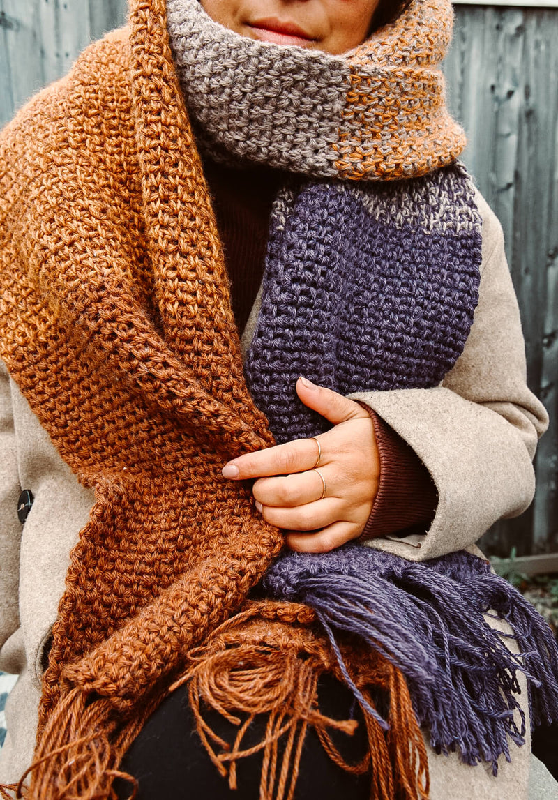 Crochet Kit - Winterwish Blanket Scarf image 2