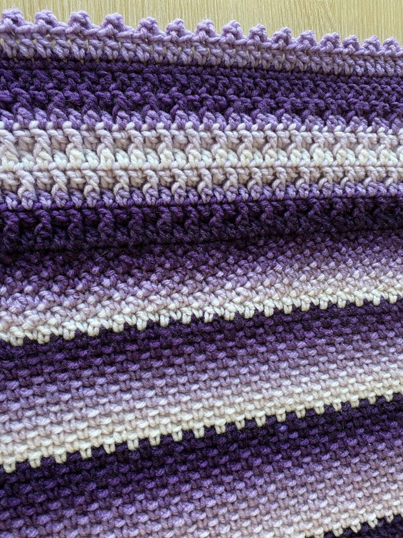 Crochet Kit - Purple Rain Blanket – Lion Brand Yarn
