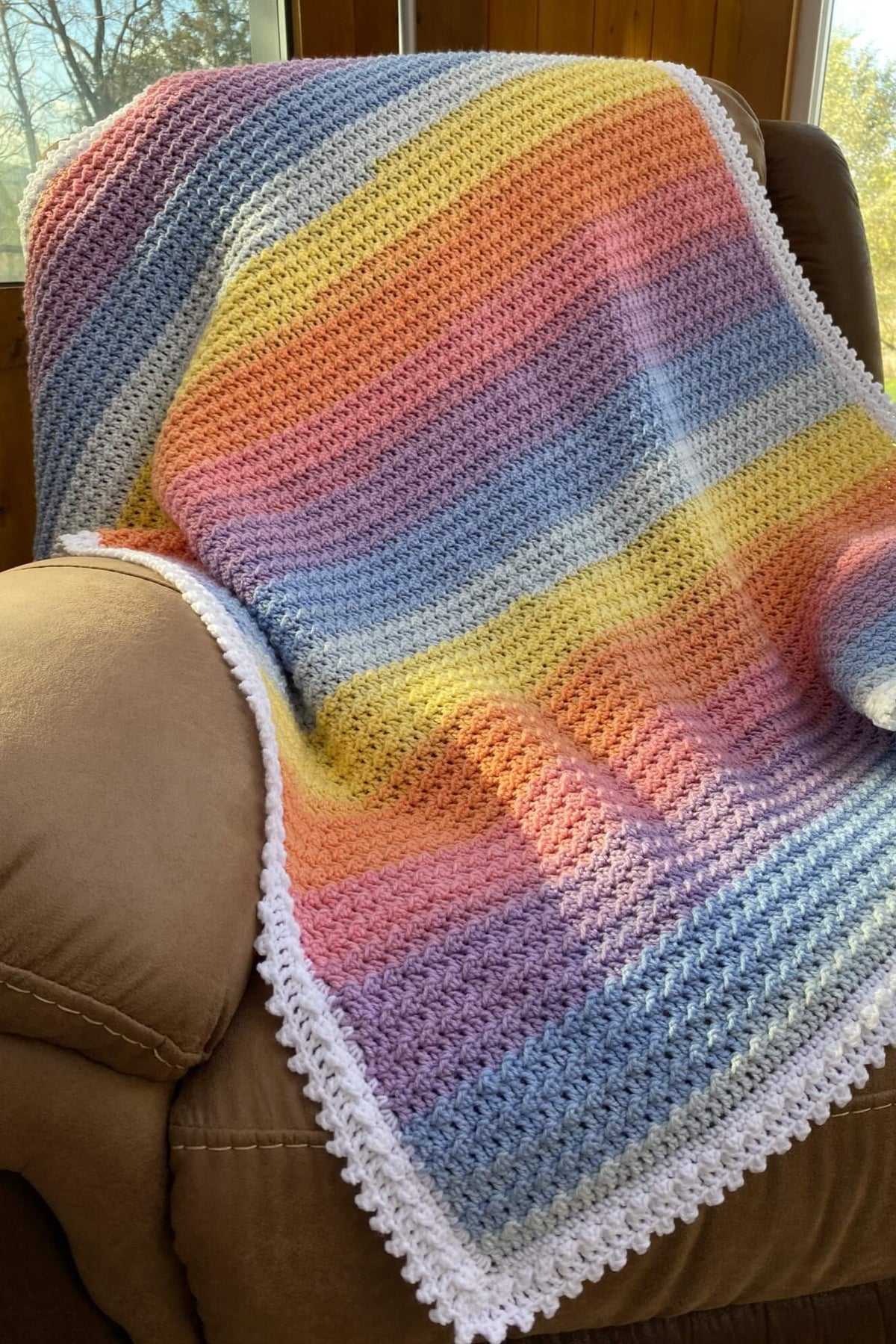 Crochet Kit Playful Colors Baby Blanket