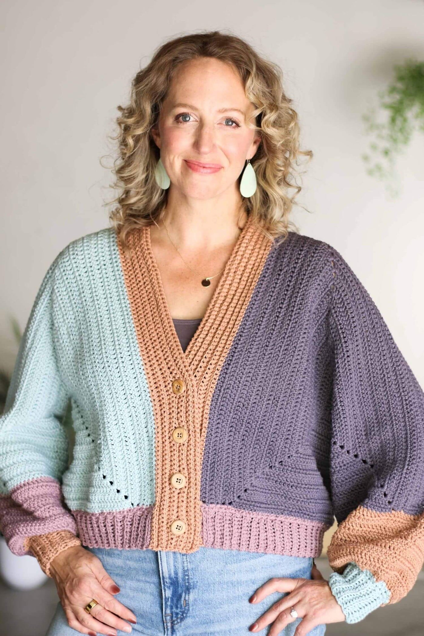 Crochet Kit - Color Block Cardi – Lion Brand Yarn