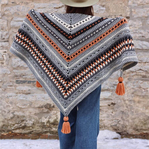 Crochet Kit - Book Club Wrap – Lion Brand Yarn