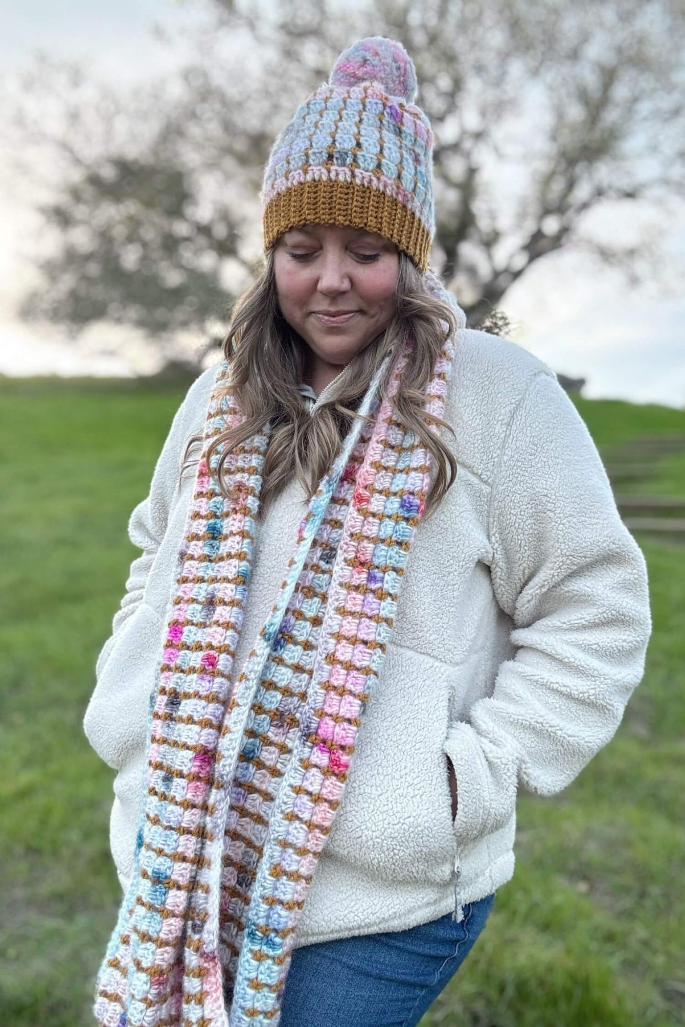Crochet Kit - The Magnus Hat & Scarf – Lion Brand Yarn