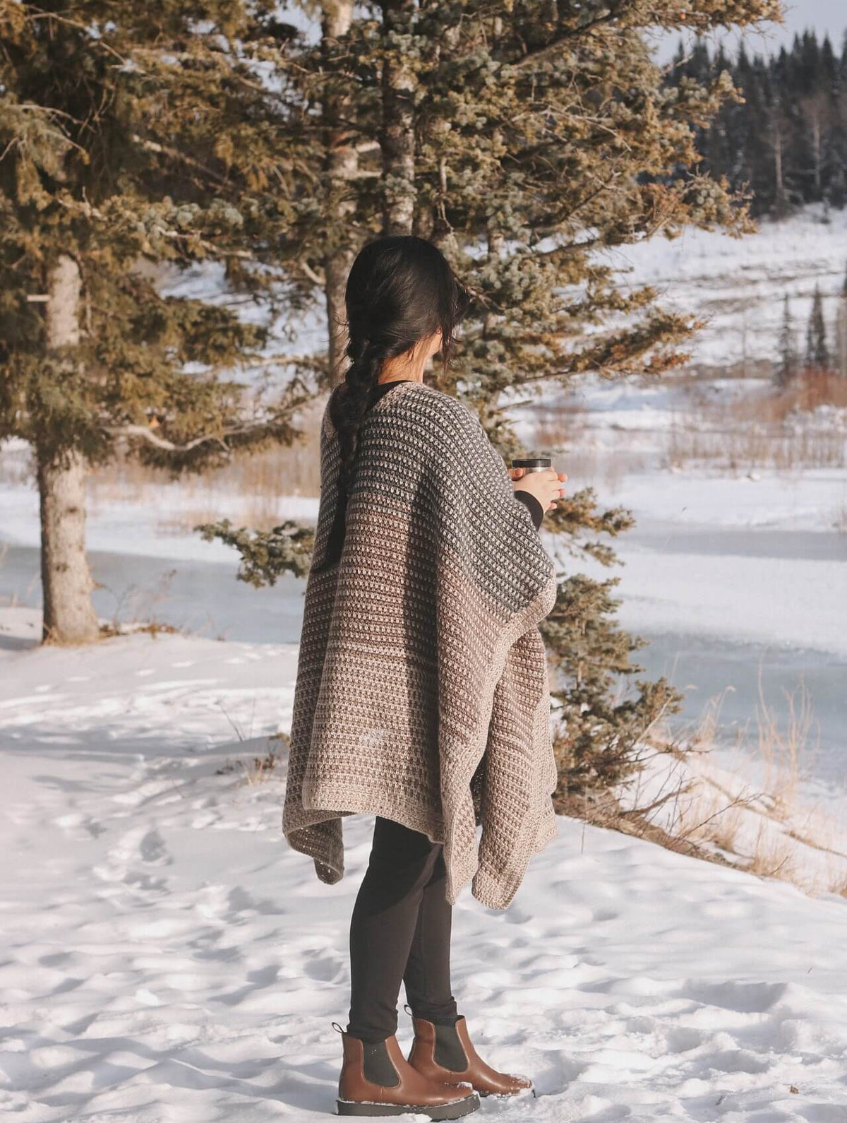 Crochet Kit - Wanderer Shawl – Lion Brand Yarn