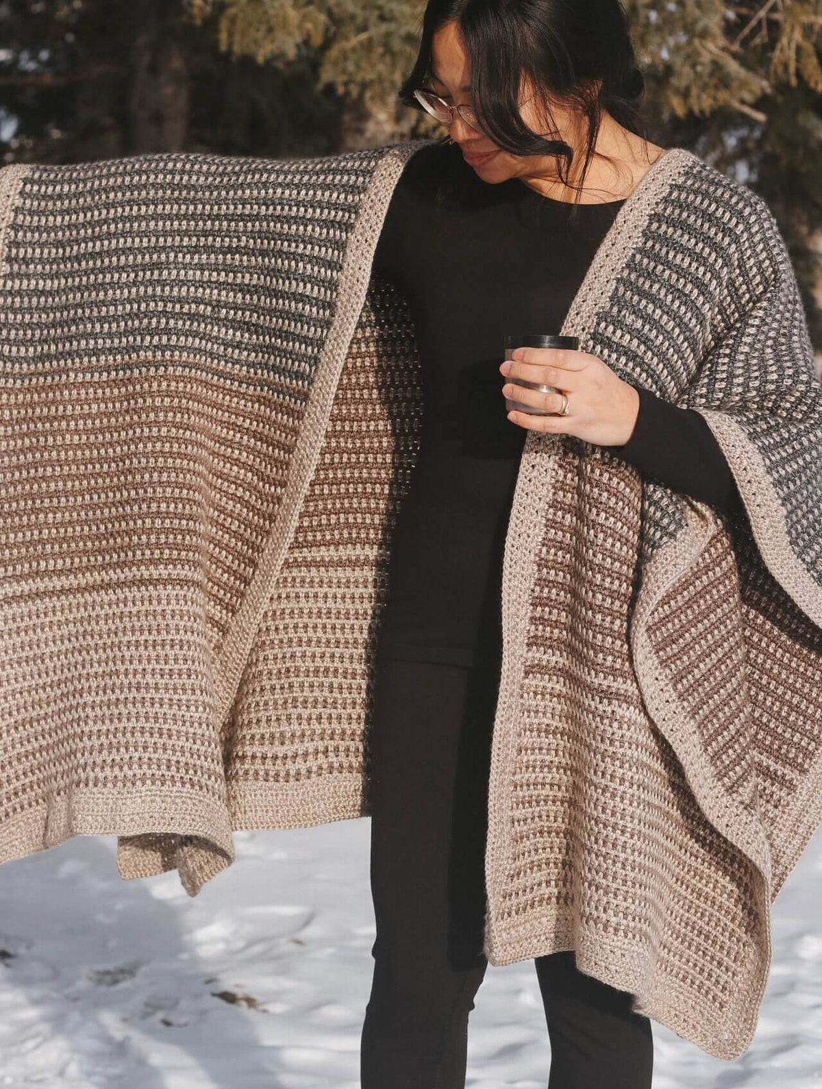 Crochet Kit - Wanderer Shawl – Lion Brand Yarn