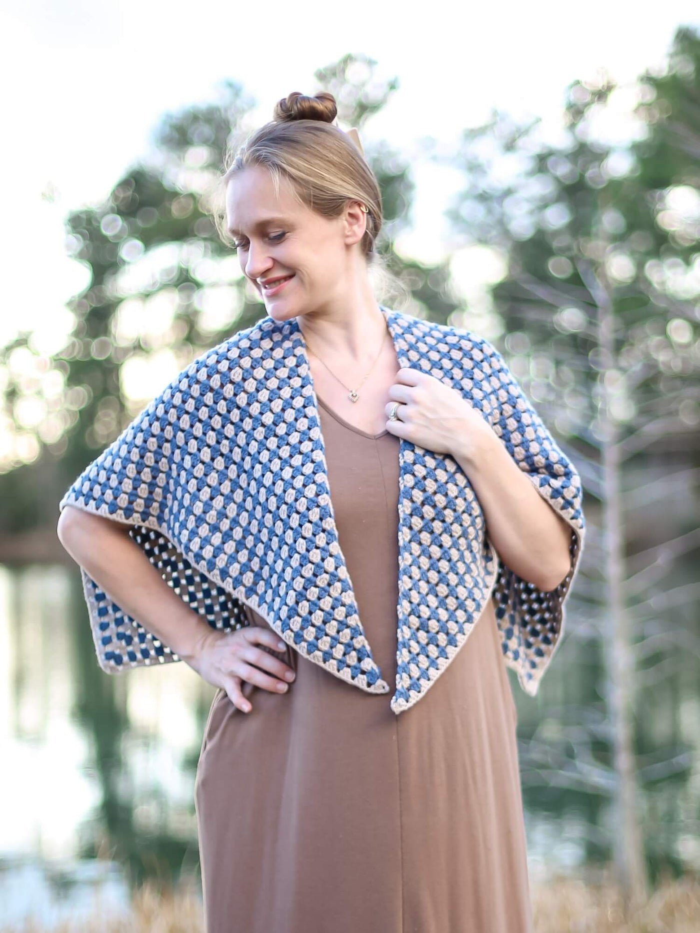 Crochet Kit - Granny Stripe Cape – Lion Brand Yarn