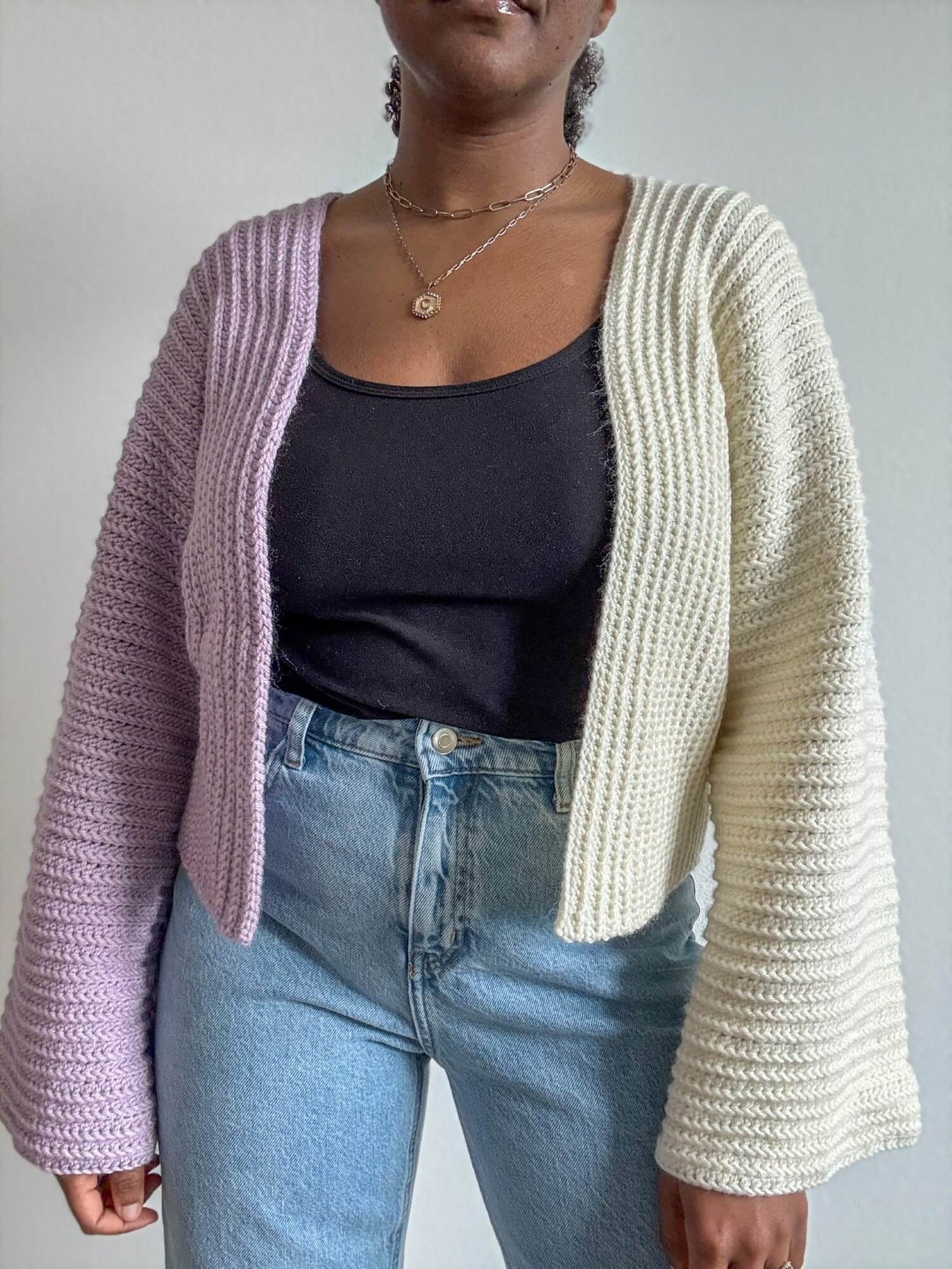 Crochet Kit - Split Stitch Cardigan – Lion Brand Yarn