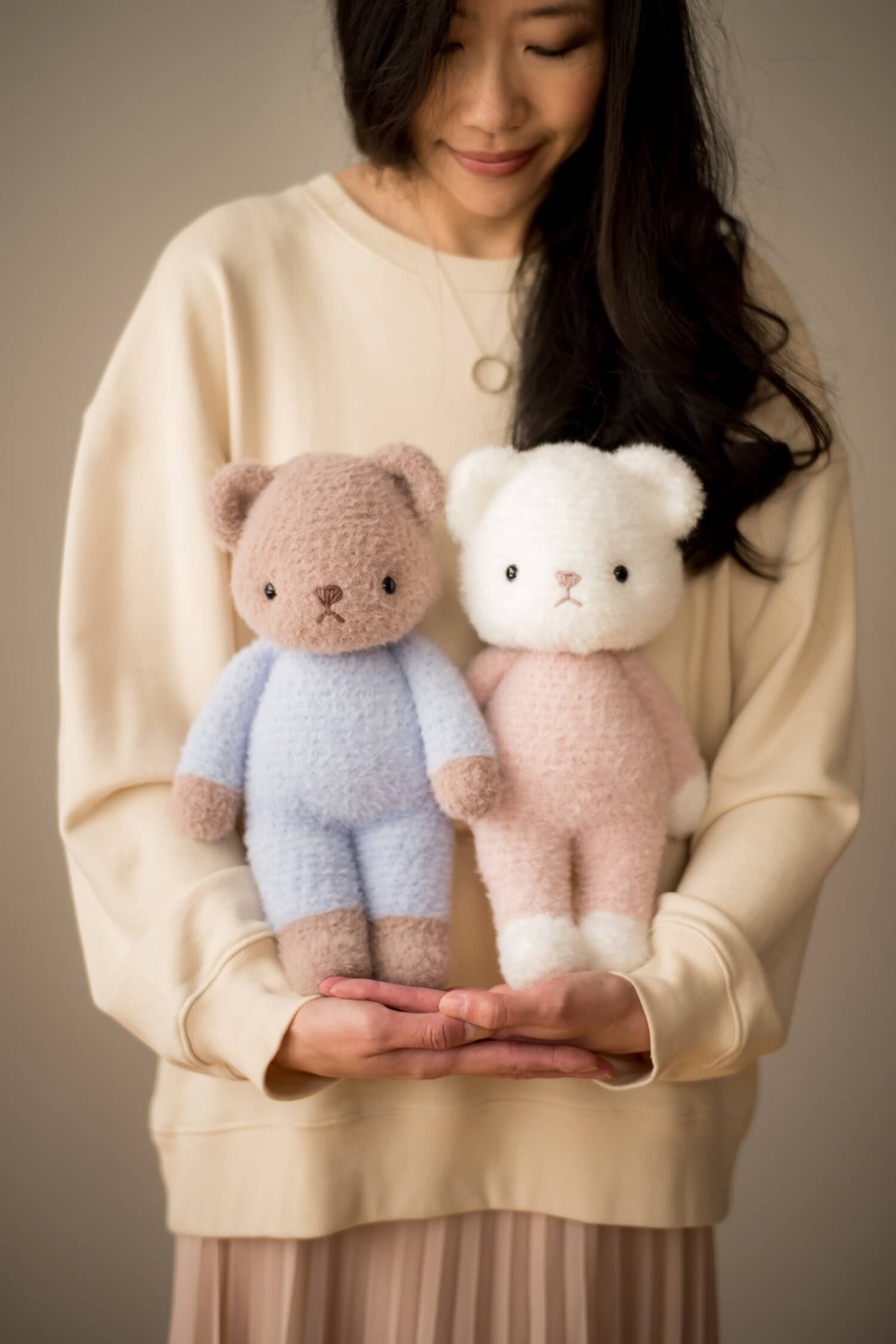 Crochet Kit - Pajama Teddy Pair – Lion Brand Yarn