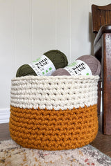 Crochet Kit - Not-So-Chunky Storage Basket image 1 thumbnail