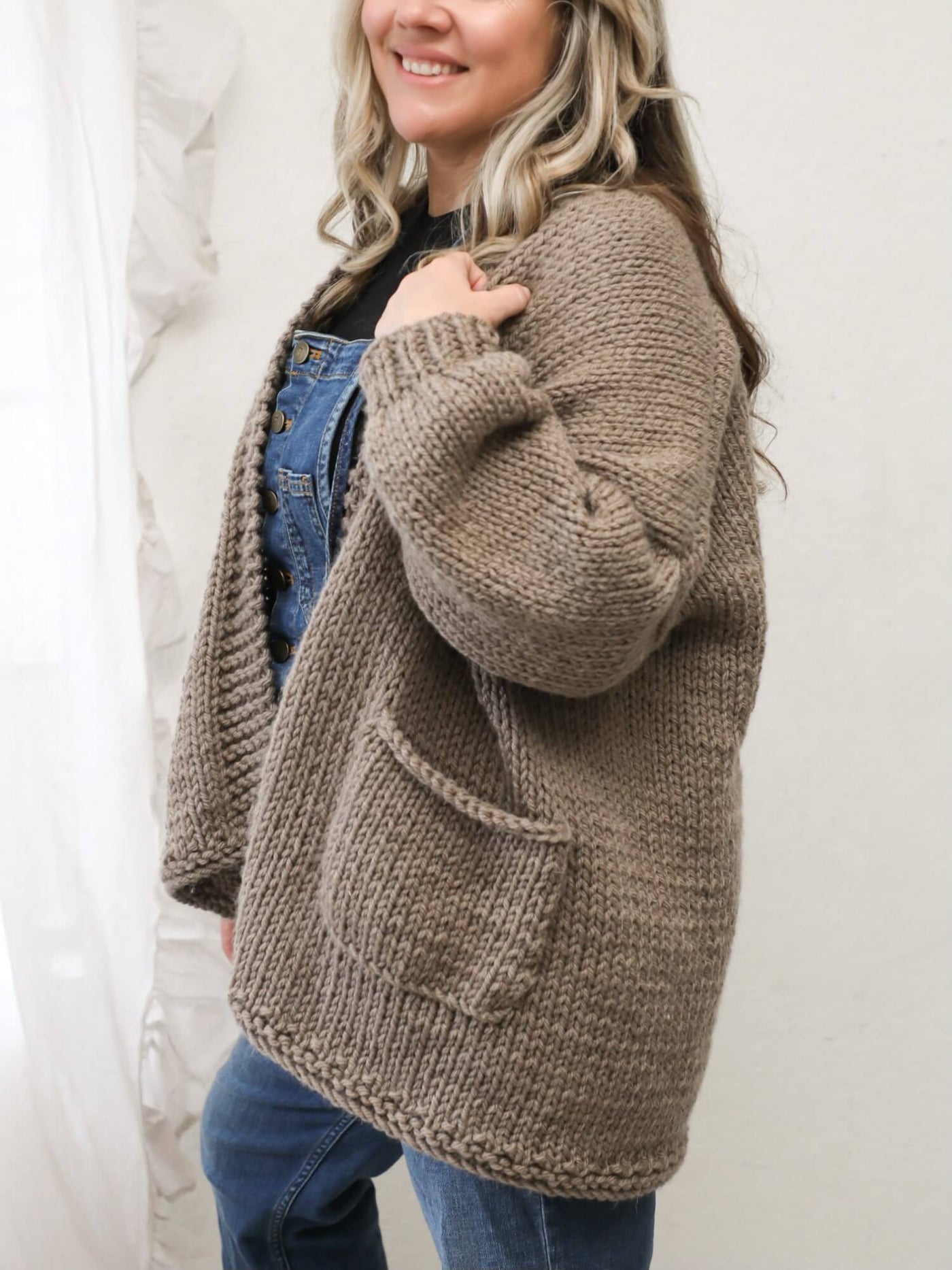 stone  CARDIGAN sサイズ nubian Cardigan - Stone – SKIEN