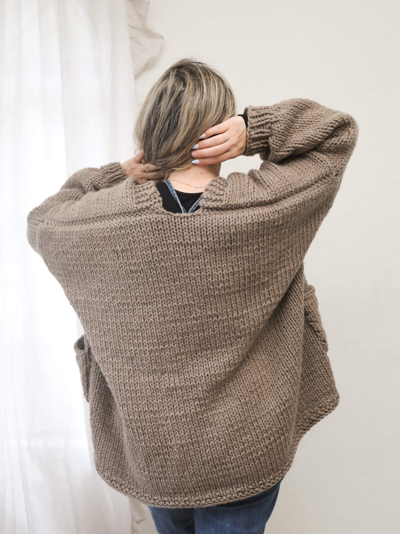 トップス STONE  D's Knit Cardigan Knit Kit -Stone Cardigan – Lion Brand Yarn