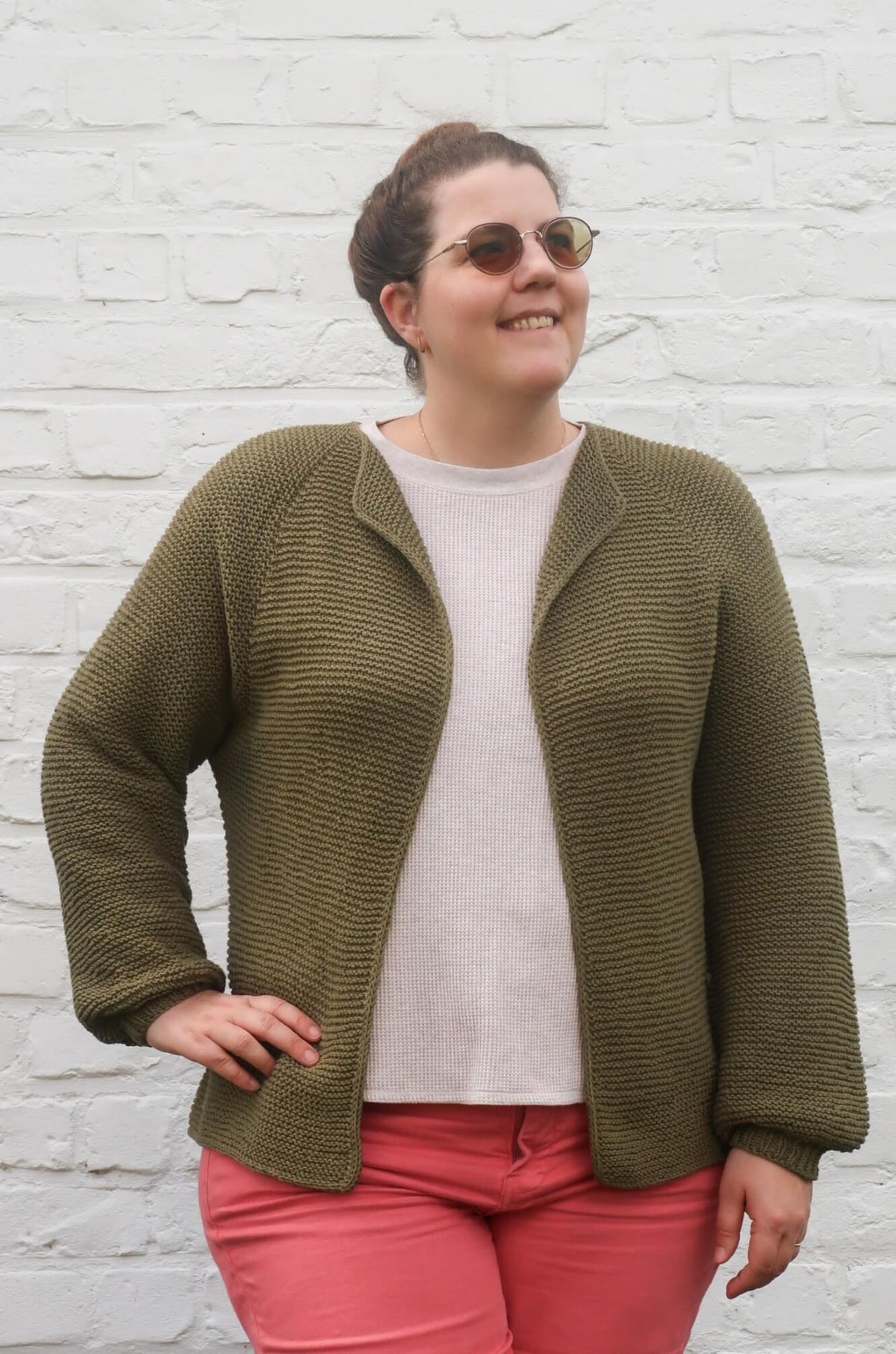 rito  structure boiled knit cardigan Joanne Grey Bow Fairisle Knit Cardigan | KITRI Studios