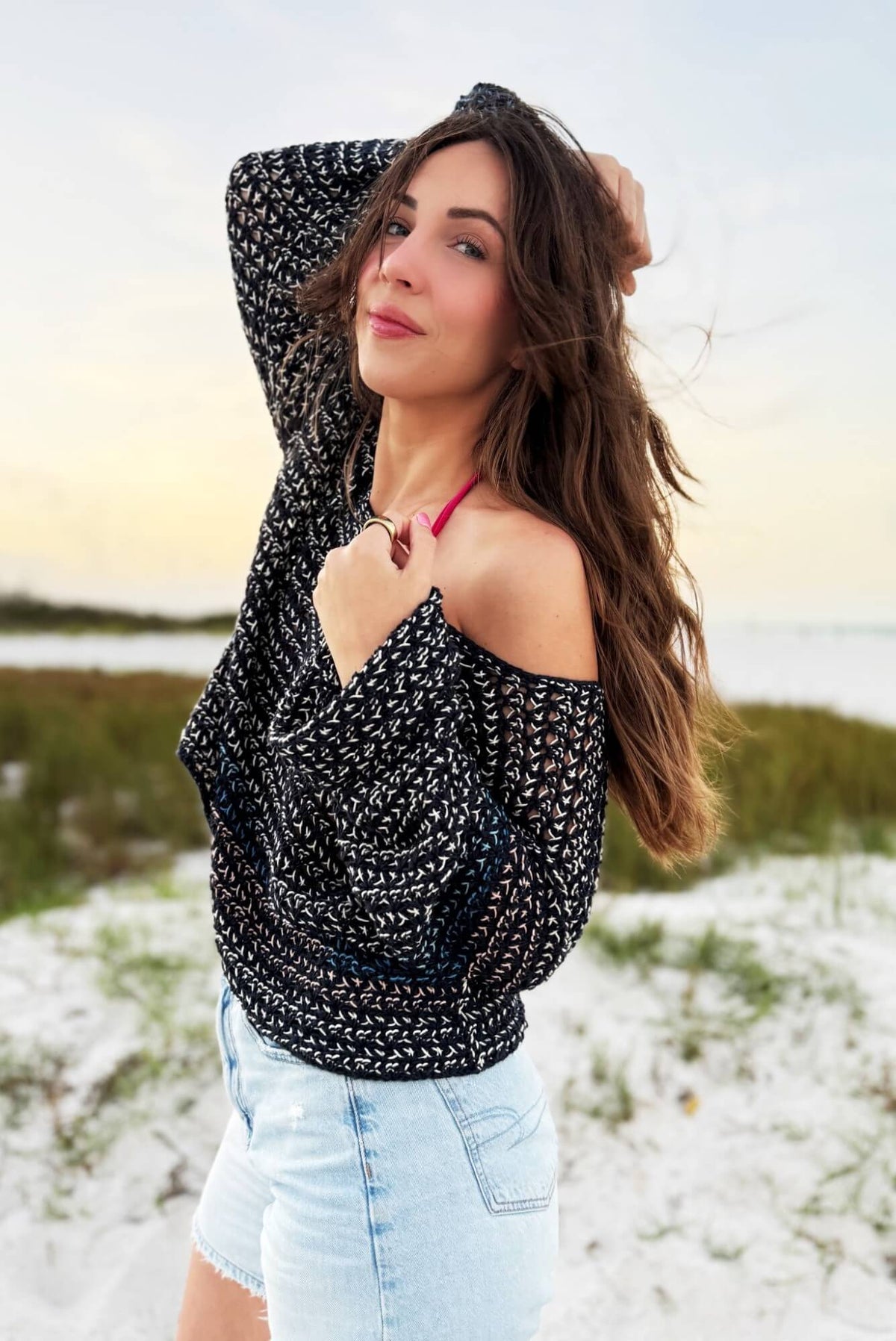 トップス laid.b sueset knit sweater laid.b sueset knit sweater