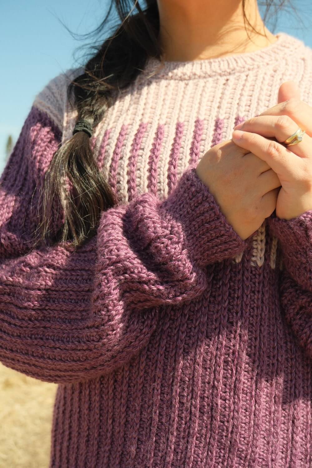Crochet Kit - Berber Pullover – Lion Brand Yarn
