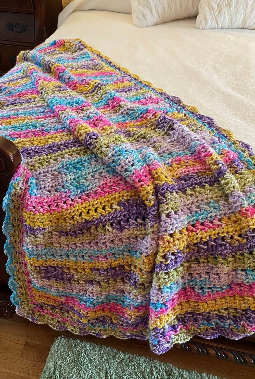 Crochet Kit - Wild Flower Blanket – Lion Brand Yarn