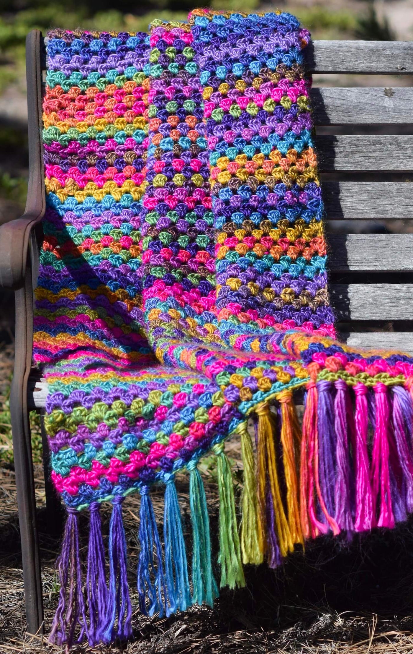 Crochet Kit - Fiesta Picnic Blanket – Lion Brand Yarn