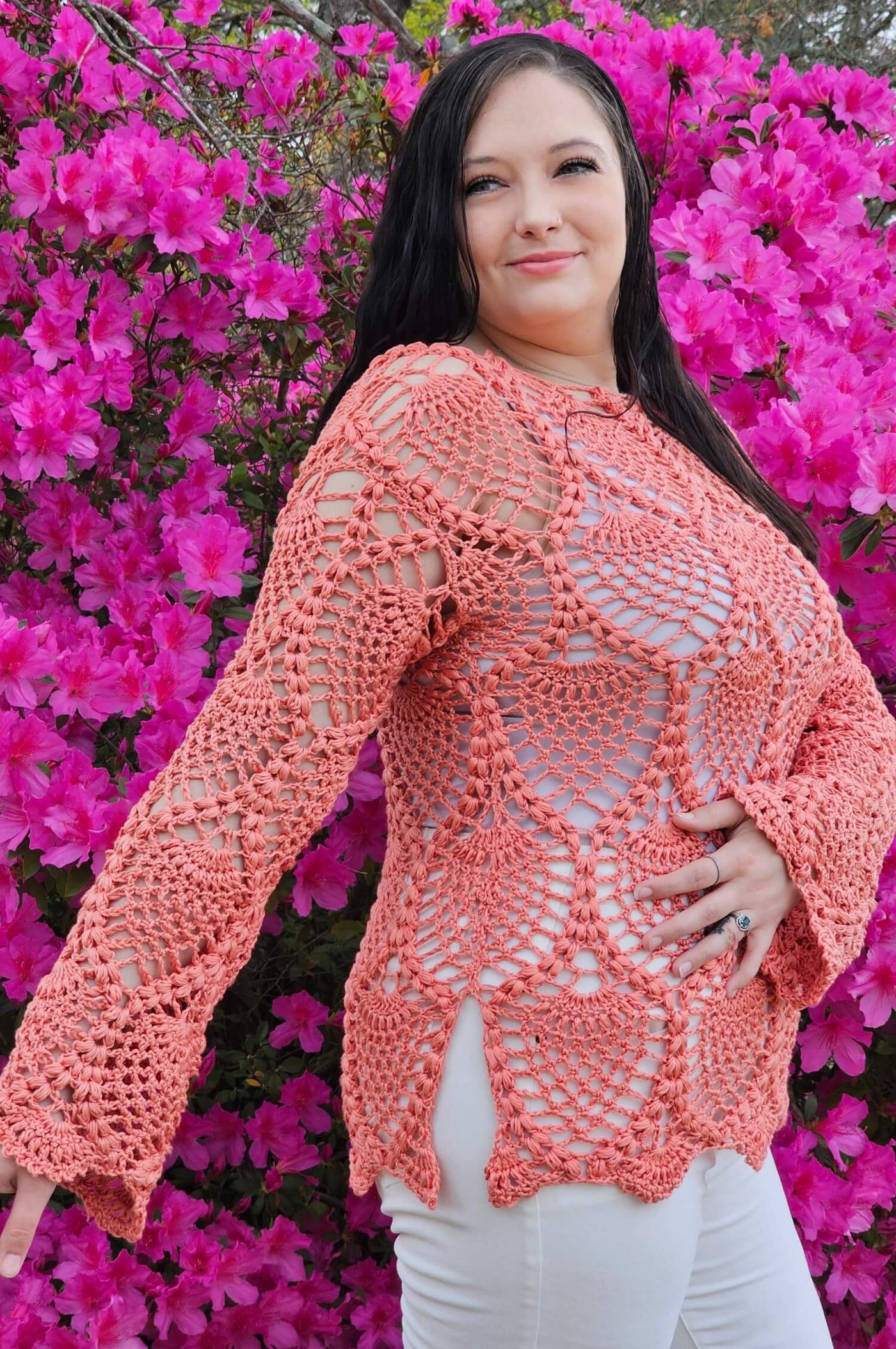 tc96 クラッチシェル　プライマリーチェーン　コンペンセーター　ダイナ Crochet Kit - Romance Top – Lion Brand Yarn