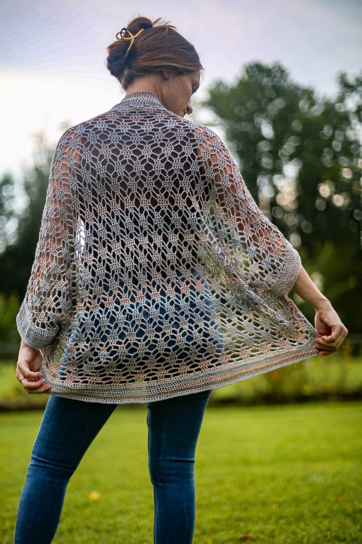 Crochet Kit - Lacy Cocoon Cardi – Lion Brand Yarn