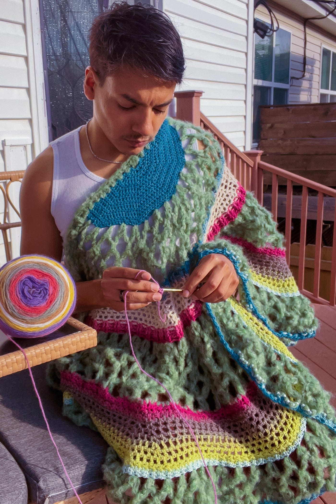 Crochet Kit - Xavier Shawl – Lion Brand Yarn