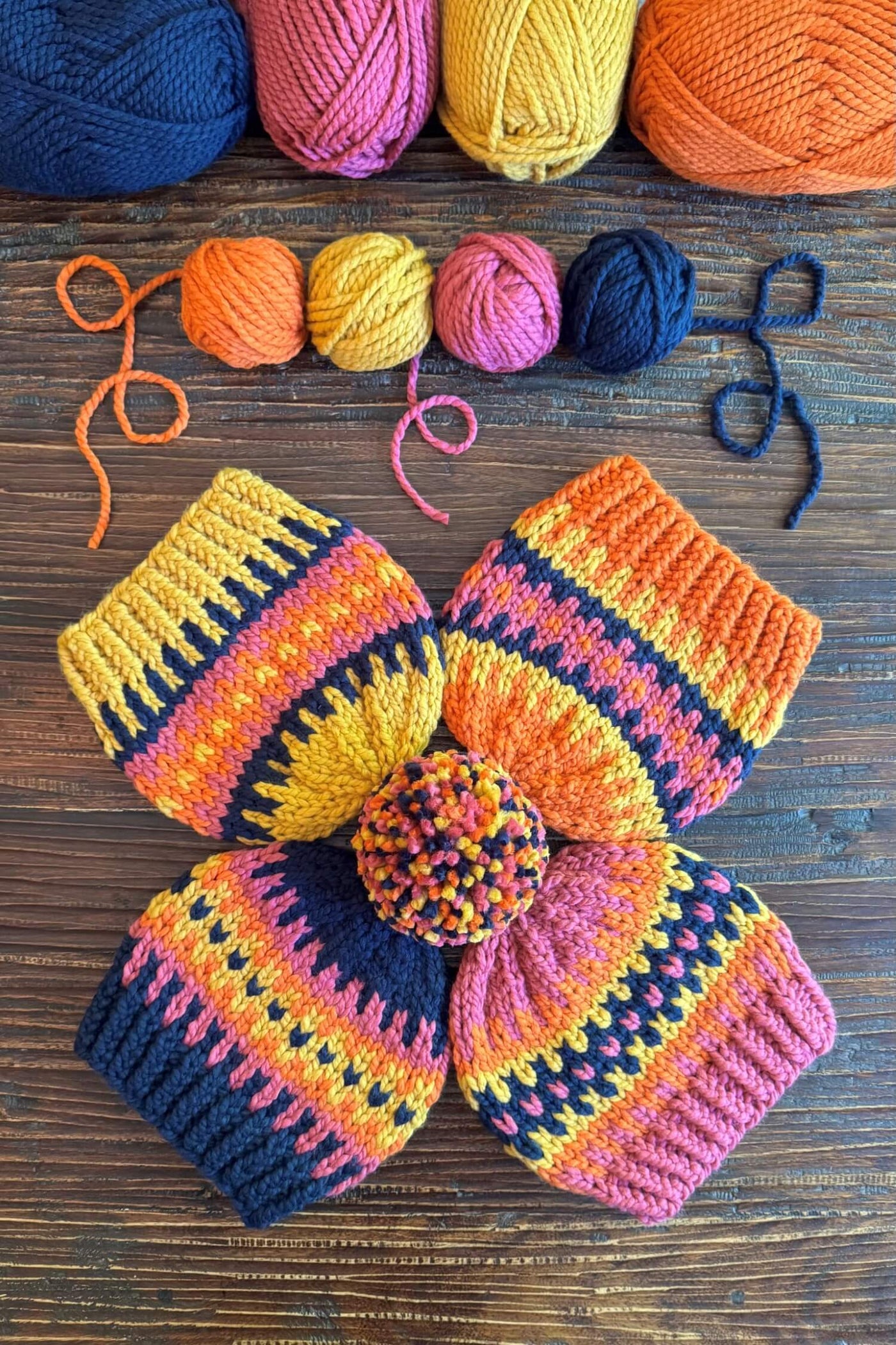 Knit Kit - Color Burst Beanie – Lion Brand Yarn display picture 3