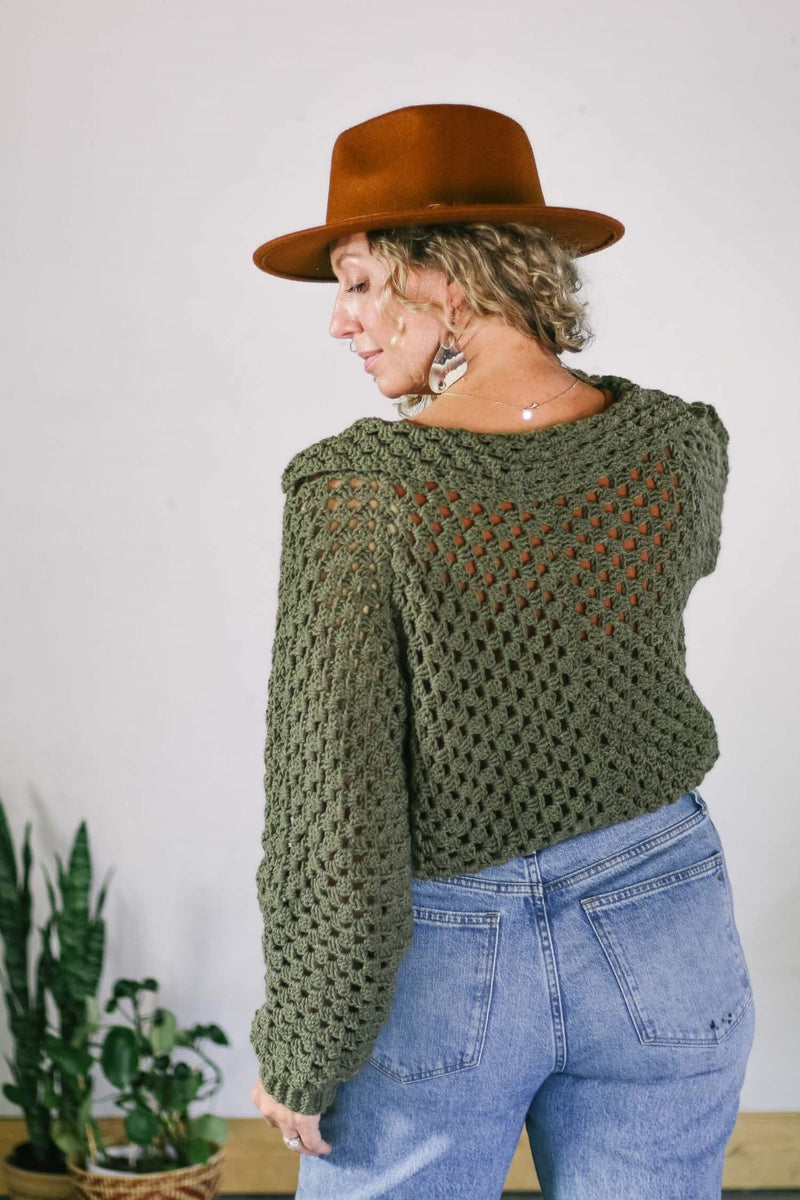 Crochet Kit - The Moss Sweater – Lion Brand Yarn