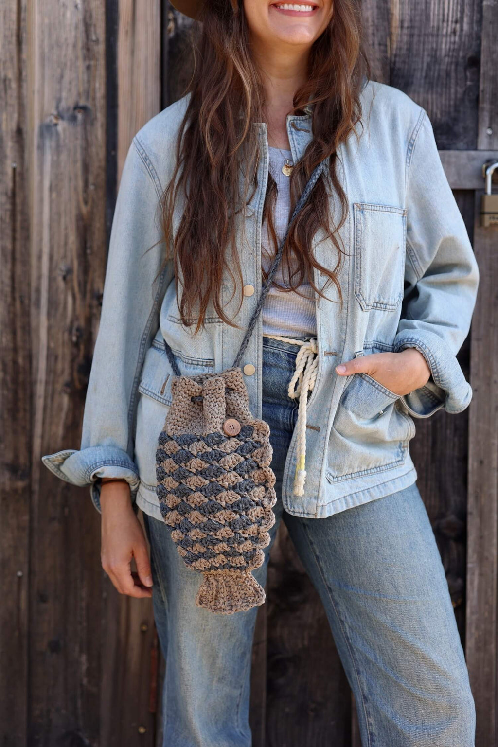 Crochet Kit - Catch of the Day Purse – Lion Brand Yarn