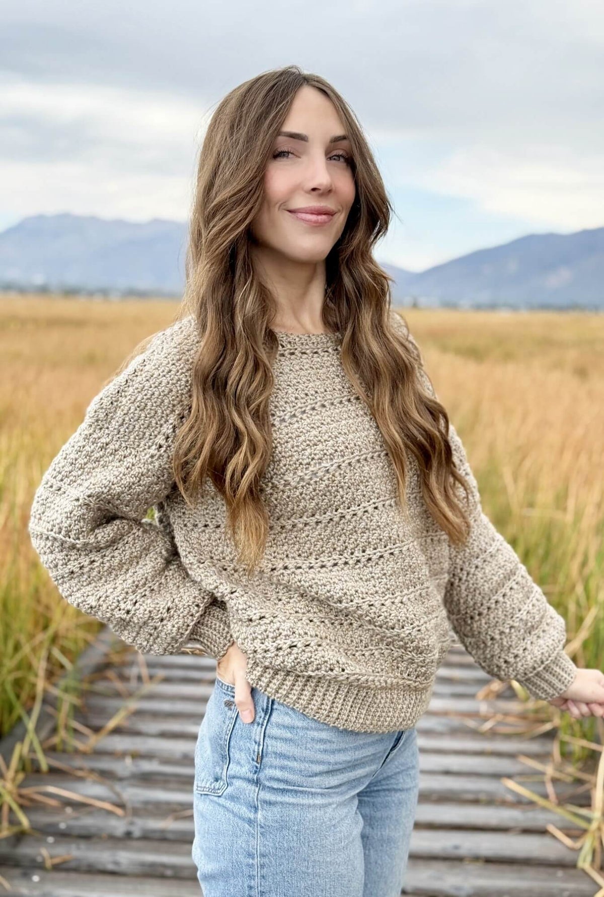 Crochet Kit - Foggy Shores Pullover – Lion Brand Yarn