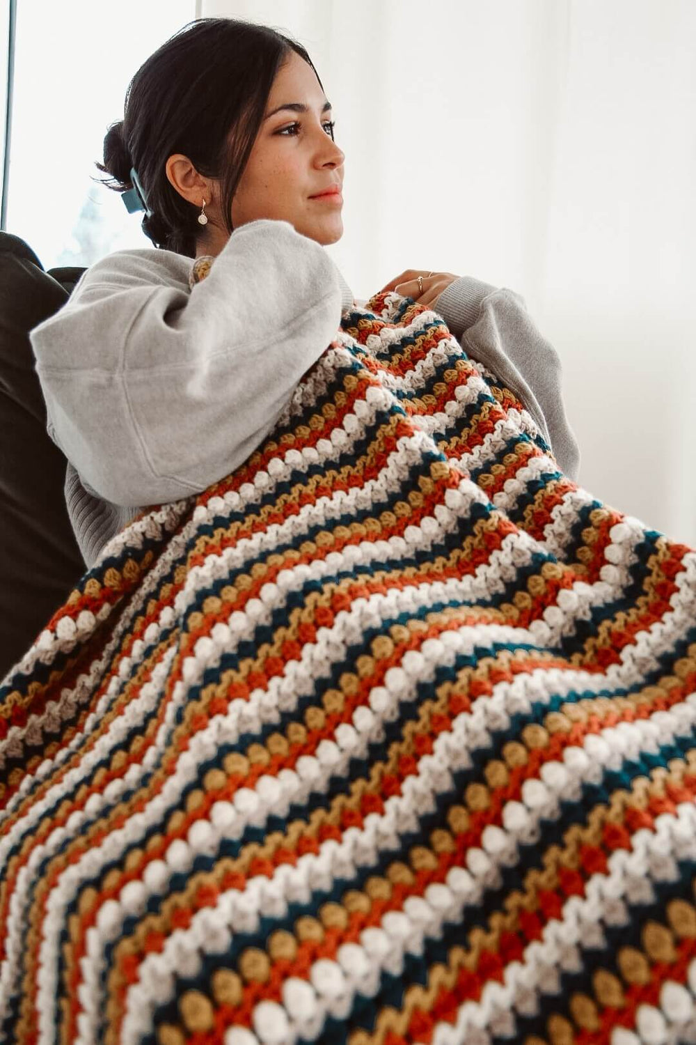 Crochet Kit - 70's Throw – Lion Brand Yarn