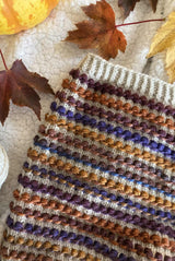 Close up of cowl texture with leaves in background thumbnail