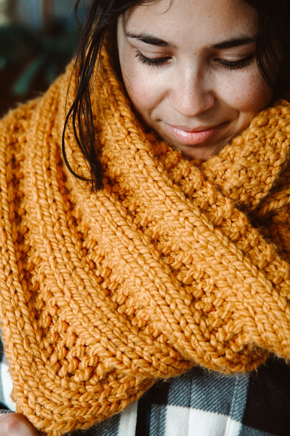 Knit Kit - Nora Infinity Scarf – Lion Brand Yarn