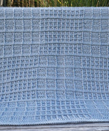 Crochet blanket with blocks of different textures thumbnail