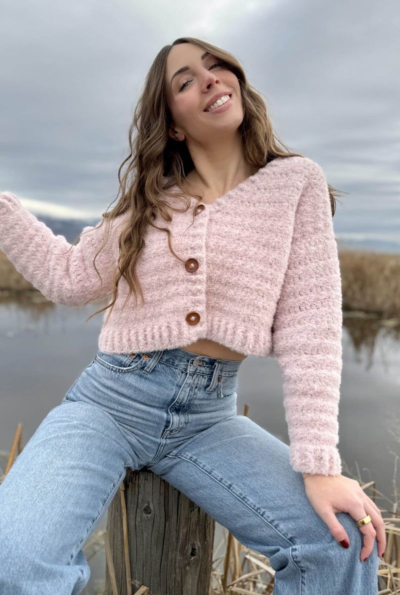 Crochet Kit - Posy Petal Cardigan – Lion Brand Yarn