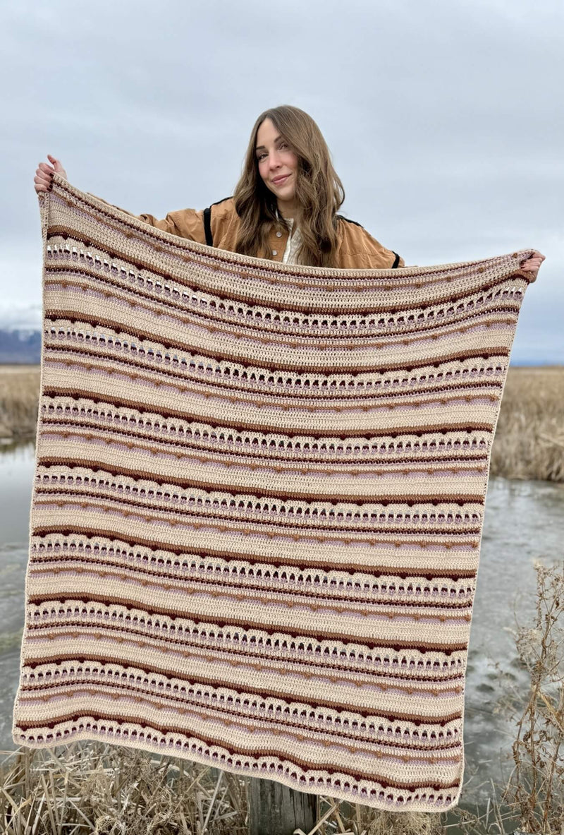 Crochet Kit - Hazel Ridge Throw – Lion Brand Yarn
