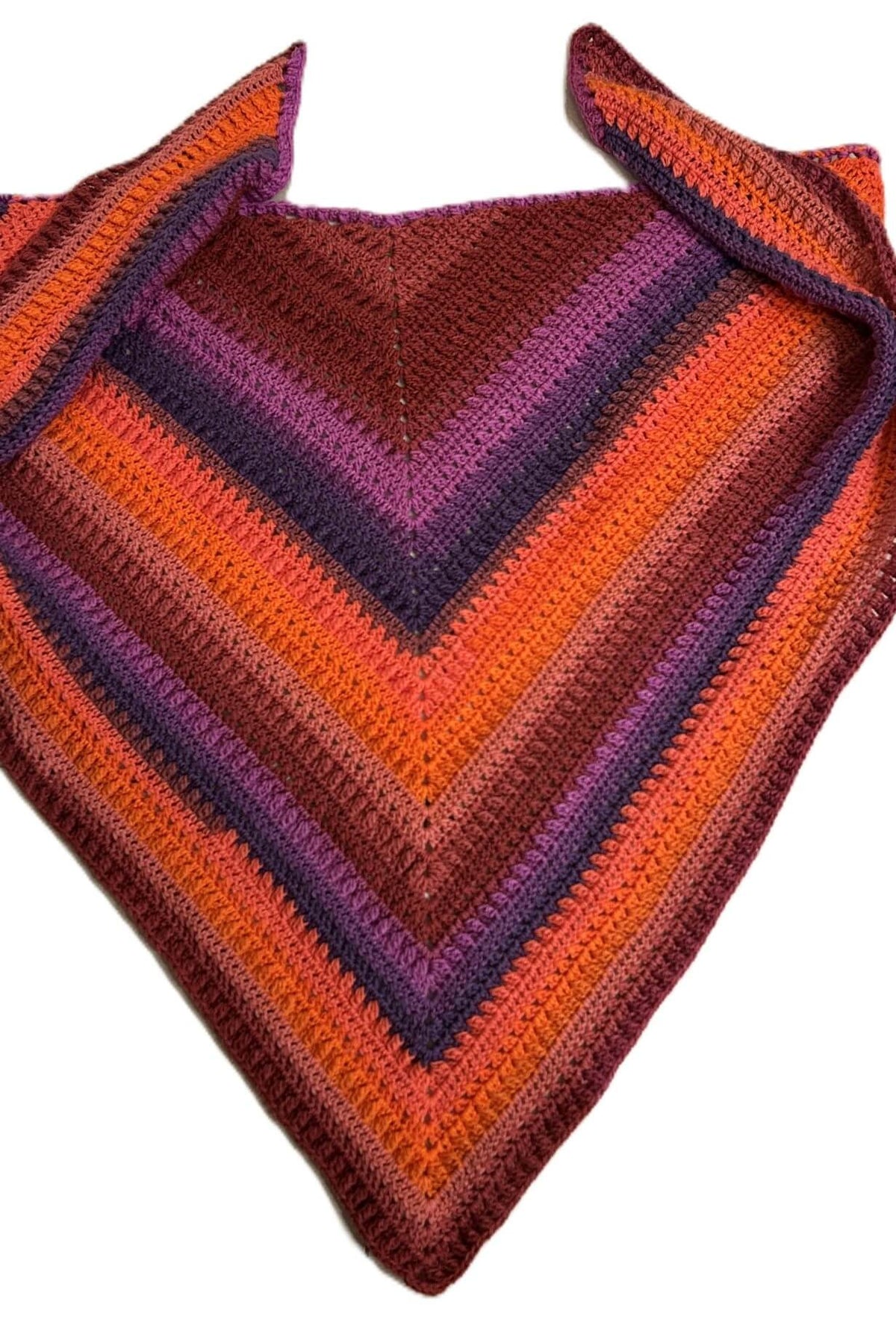 Crochet Kit - Blazing Sky Triangle Shawl – Lion Brand Yarn