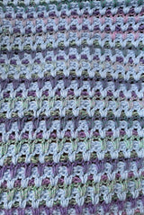 Close up of textured crochet stitch on blanket.  thumbnail